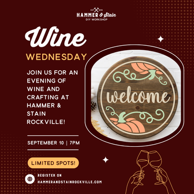 09.10.2025 (7pm)- Wine Wednesday: Fall